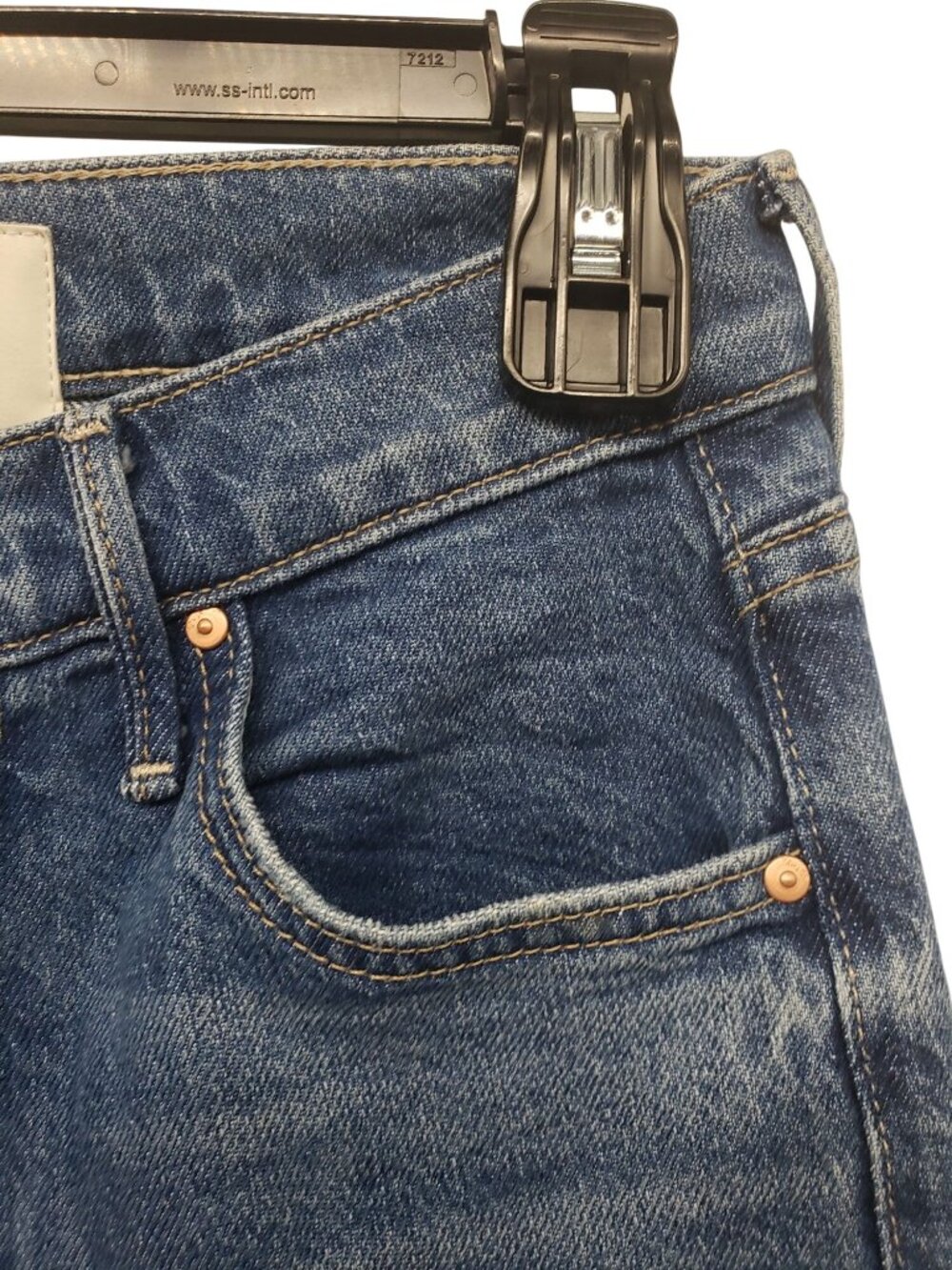 Mother The Outsider Flood Denim Flare Blue Jeans Field Trip Womens 26 - Picture 11 of 15